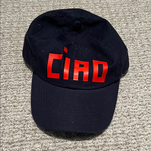 Clare V Navy Baseball Cap - Picture 1 of 4